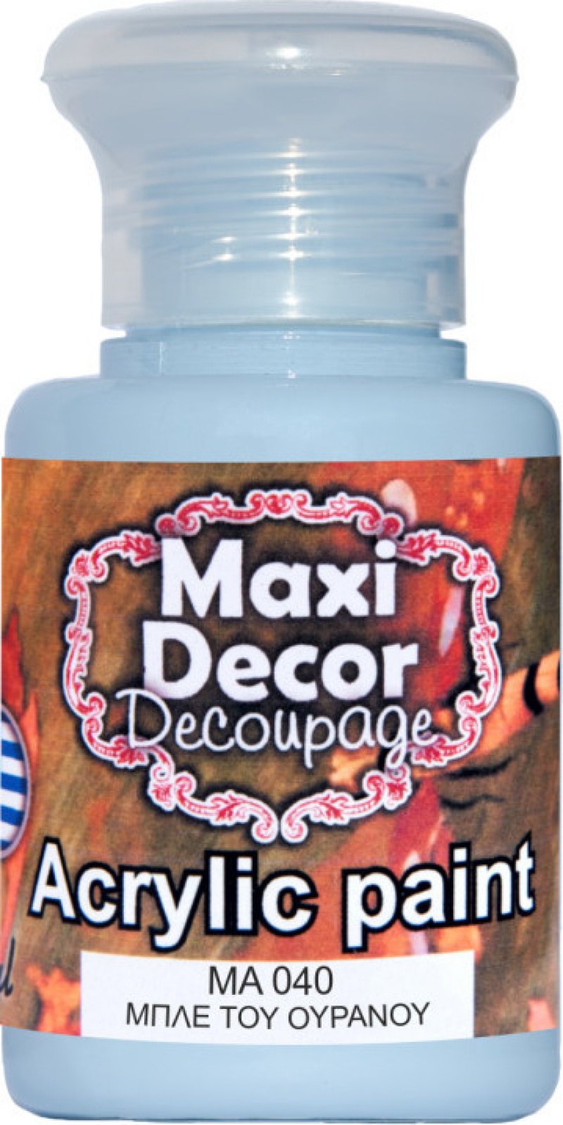Ακρυλικό χρώμα Maxi Decor 60ml Μπλε του Ουρανού