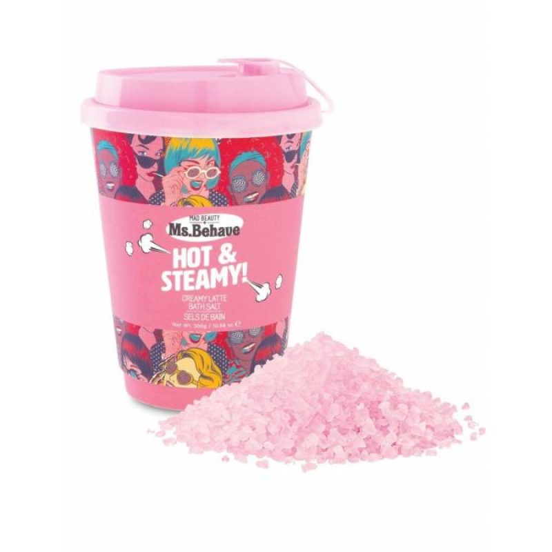 Άλατα μπάνιου Mad Beauty Ms Behave hot & steamy 300g