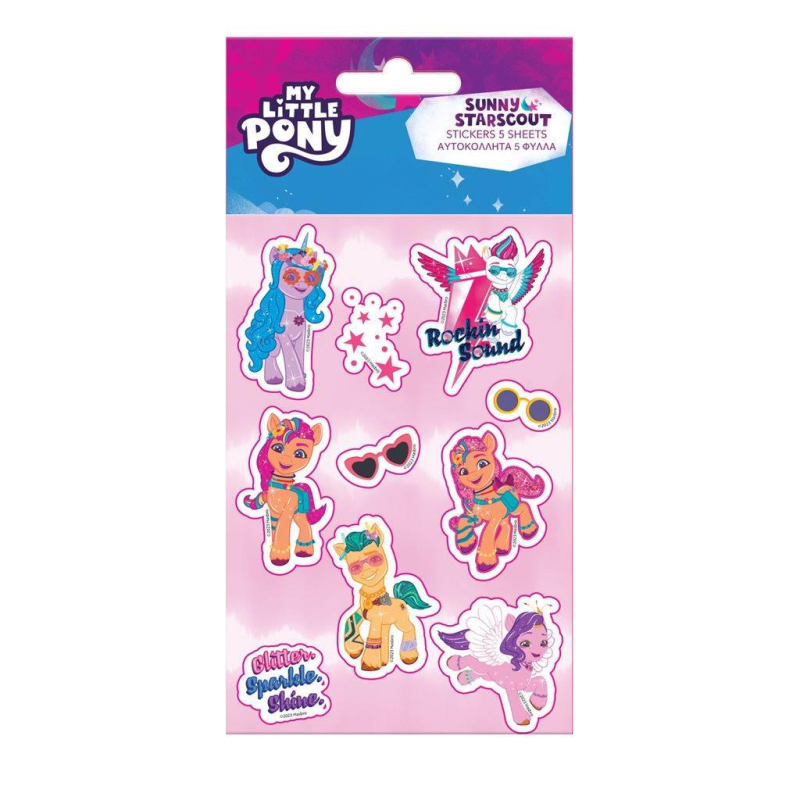 Αυτοκόλλητα Little Pony 5 φύλλα