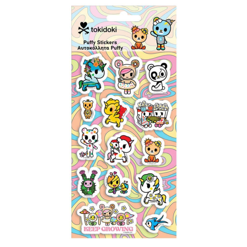 Αυτοκόλλητα Tokidoki puffy