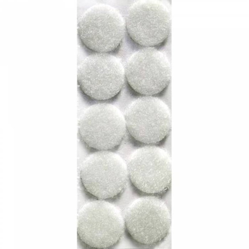 Αυτοκόλλητα Velcro Meyco άσπρα o19mm