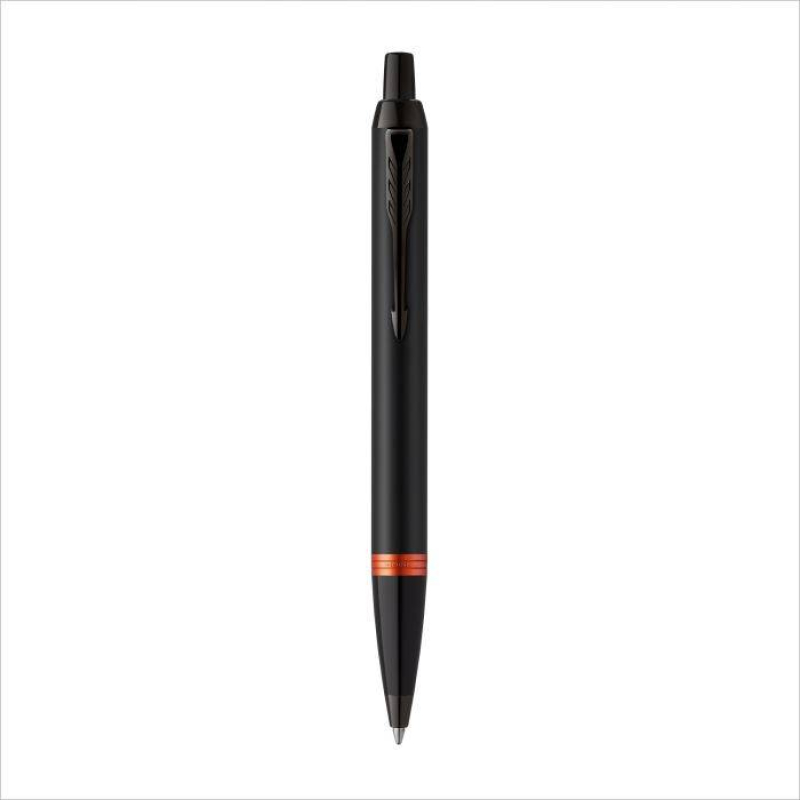 Ballpoint Parker IM Acromatic Flame Orange Vibrant Ring BT