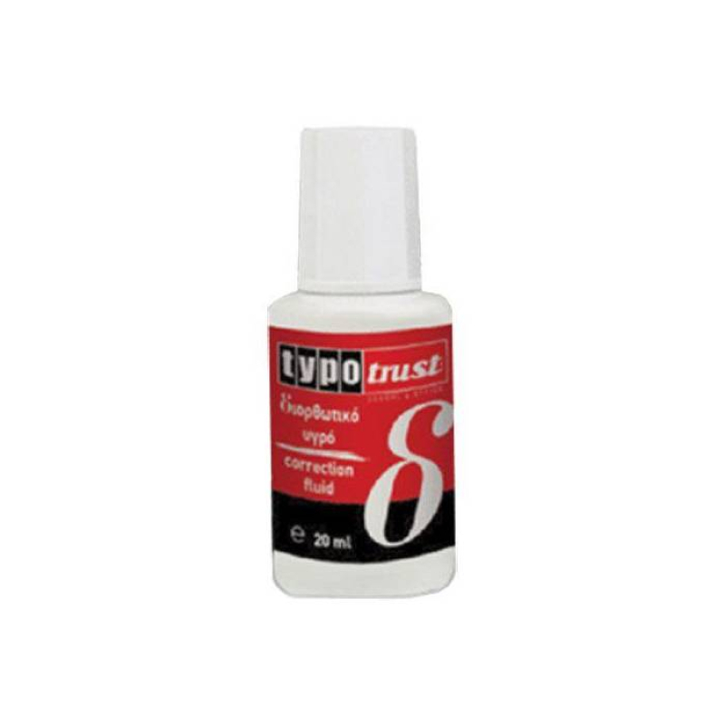 Διορθωτικό υγρό typo trust με πινέλο 20ml
