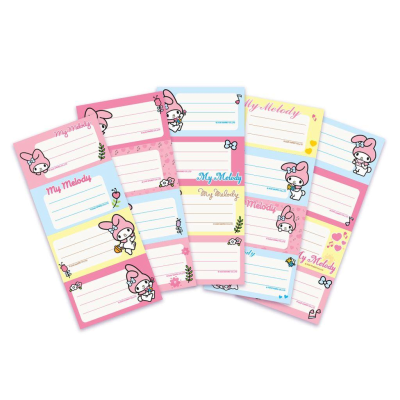 Ετικέτες αυτοκόλλητες My Melody 20τεμ 5 Φύλλα