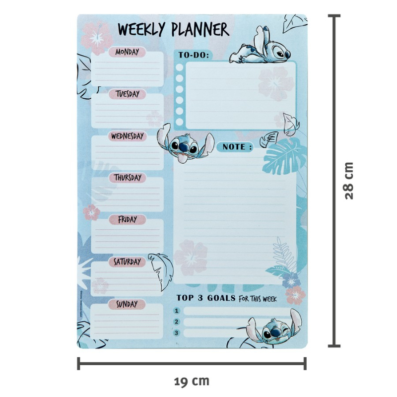 Εβδομαδιαίο Planner Lilo & Stitch