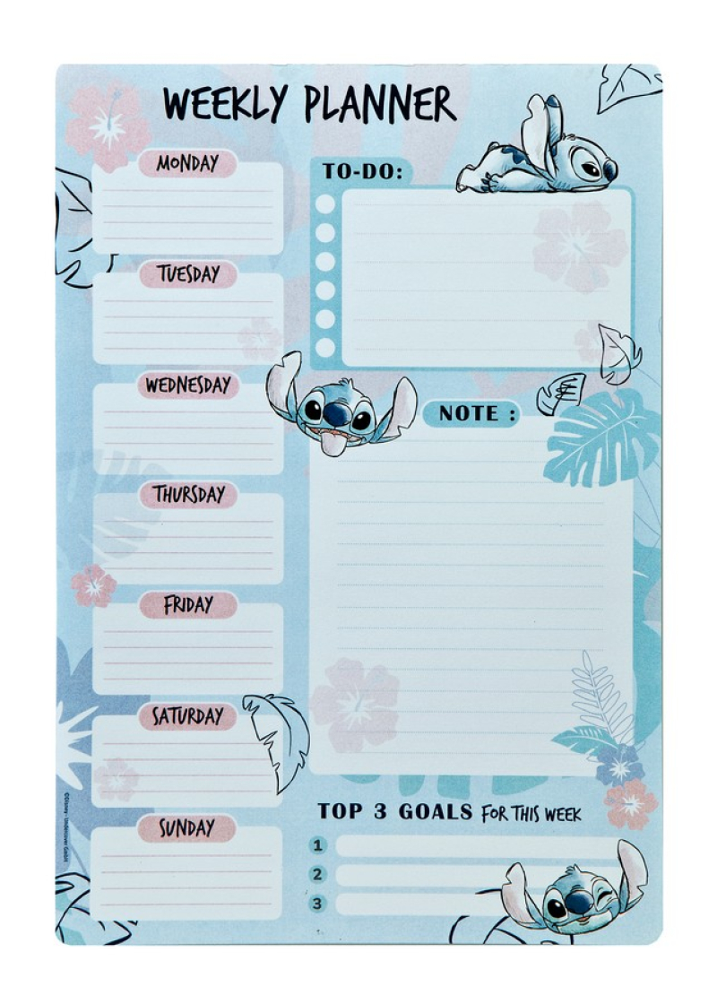 Εβδομαδιαίο Planner Lilo & Stitch