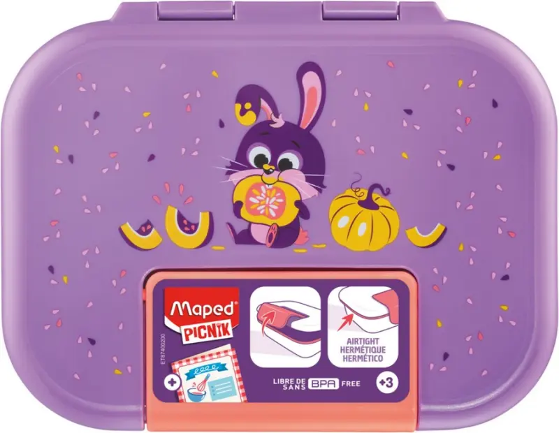 Φαγητοδοχείο Maped Picnic Ecozen Miniz Purple Rabbit 900ml