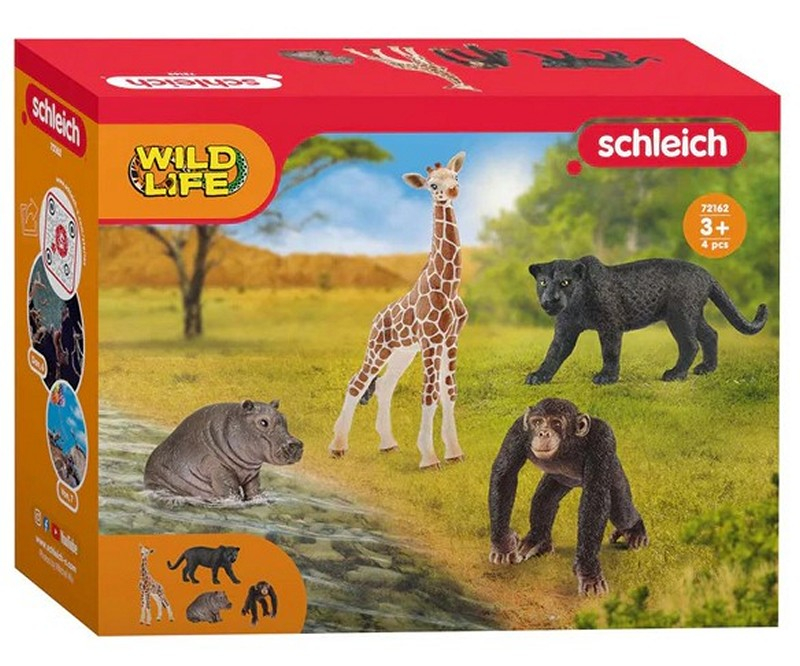 Φιγούρες Schleich Wild Life 4 τεμ 15x19cm