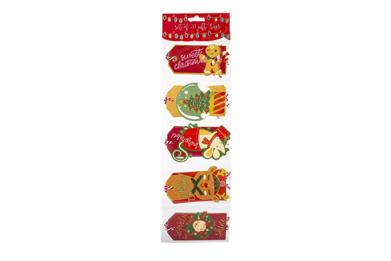 Gift tags Tri-Coastal 20τεμ Sweet Christmas
