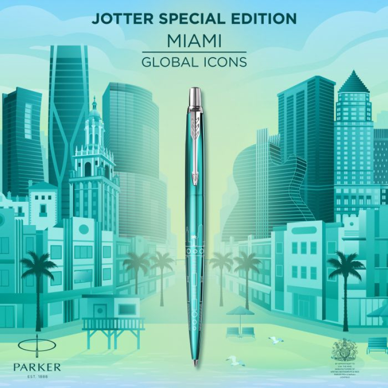 Jotter Parker Special Edition Miami Turquoise CT