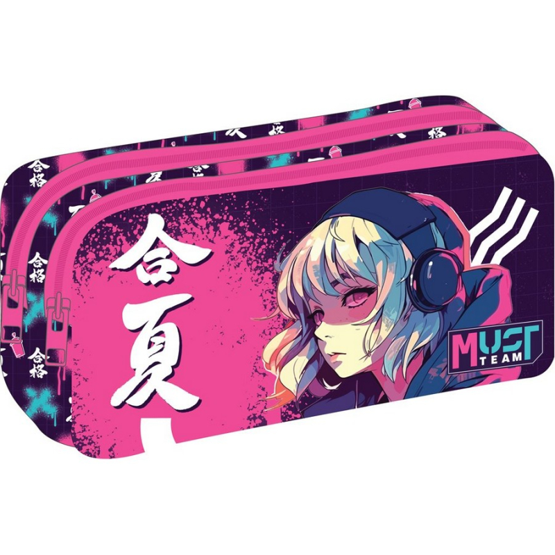 Κασετίνα Must διπλή Anime