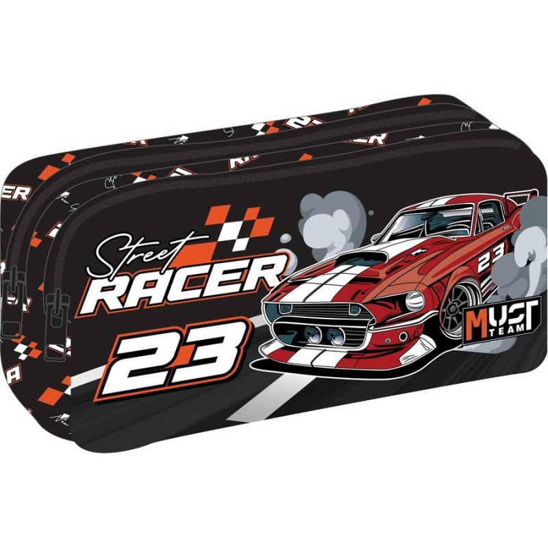 Κασετίνα Must διπλή Street Racer