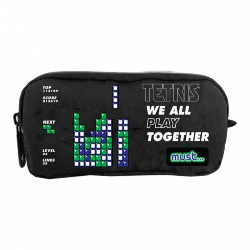 Κασετίνα Must διπλή Tetris 000504057