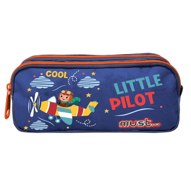 Κασετίνα Must Energy διπλή Little Pilot