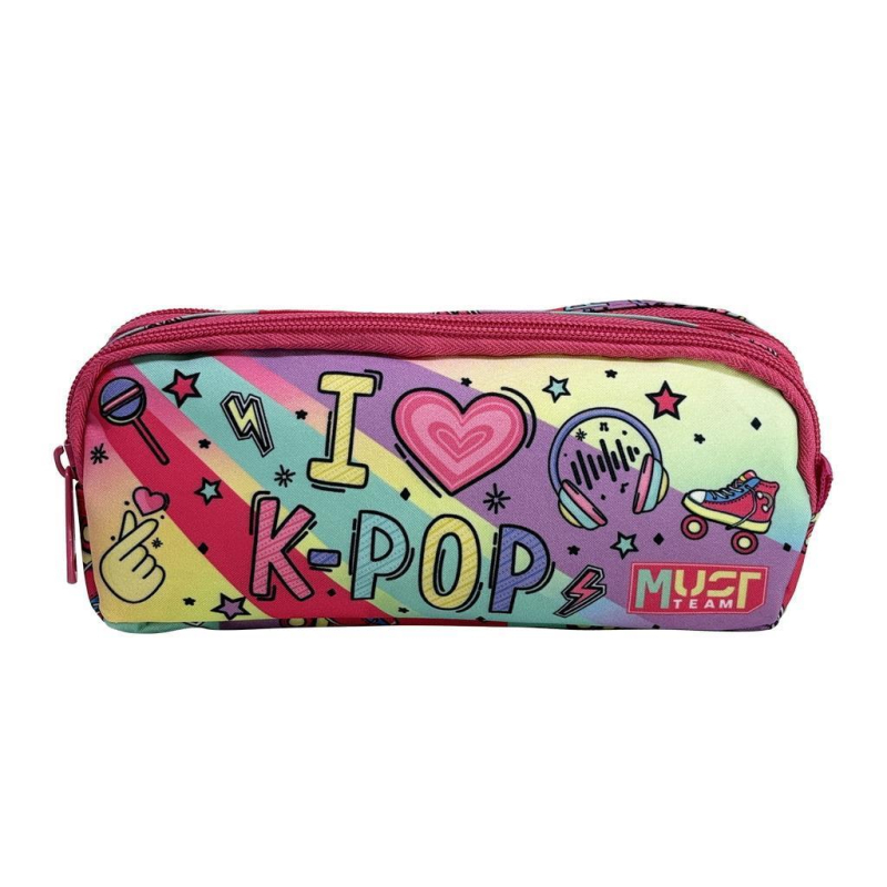 Κασετίνα Must I love k-pop διπλή