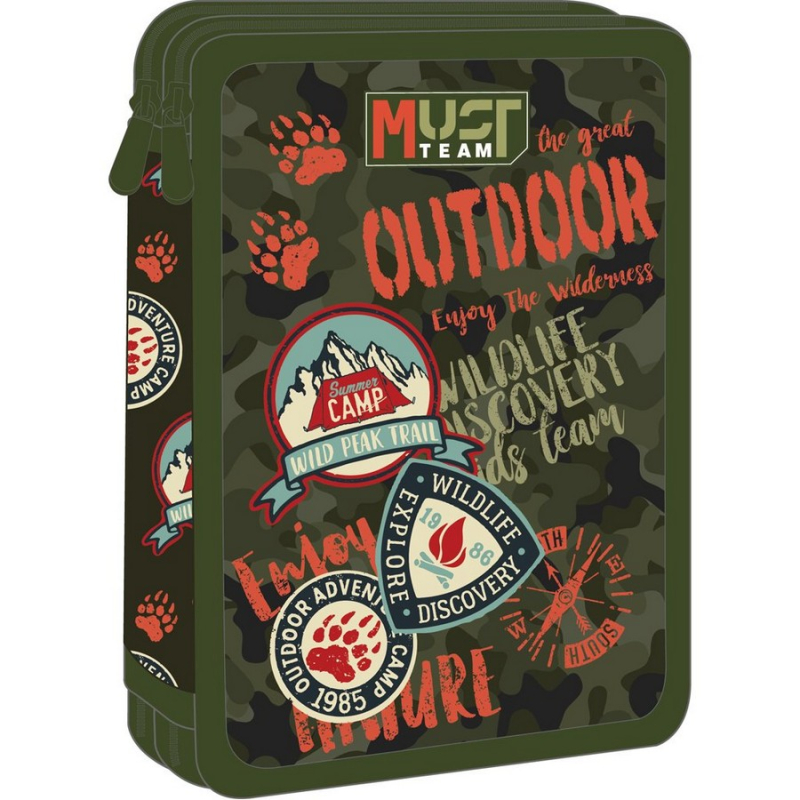 Κασετίνα Must Outdoor Adventure Διπλή Τετράγωνη Γεμάτη
