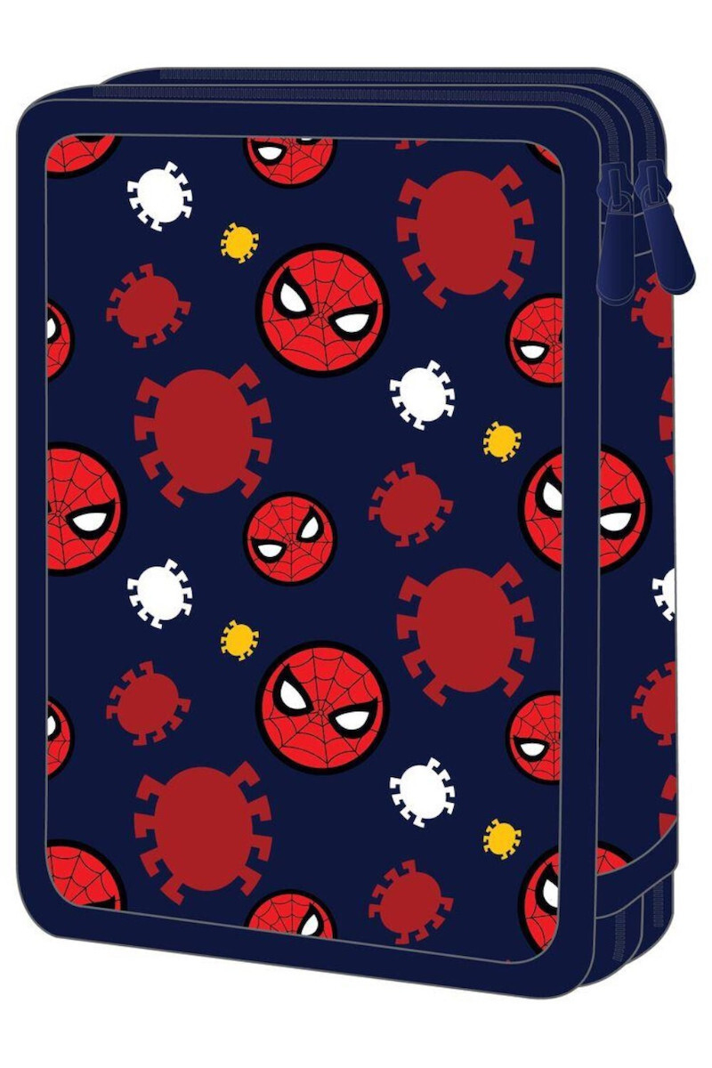 Κασετίνα Spider Man Τετράγωνη γεμάτη Thwip