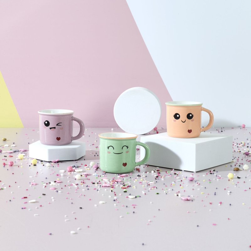 Κερί αρωματικό Kawaii Porcelain cup 3 σχέδια