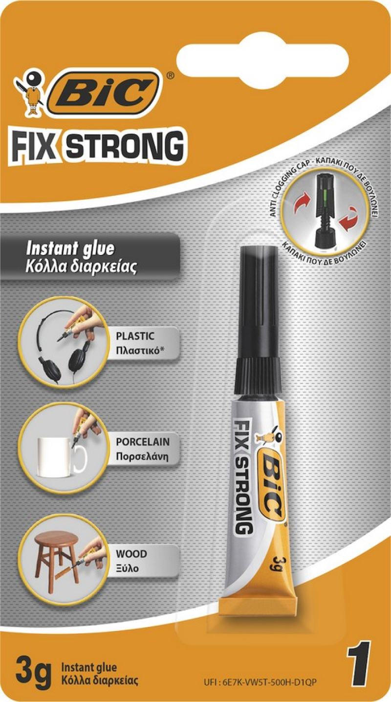 Κόλλα Bic Fix Strong 3g