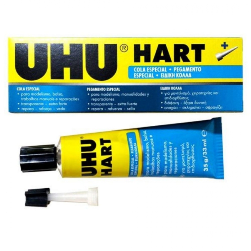 Κόλλα UHU Υγρή για Ξύλο & Χαρτί Hart 35gr