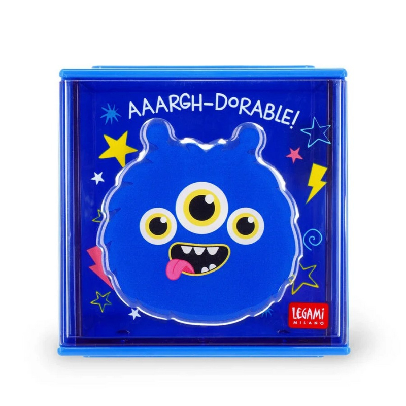 Κουτί αποθήκευσης γραφείου Legami Cutie Cube στοιβαζόμενο Monster