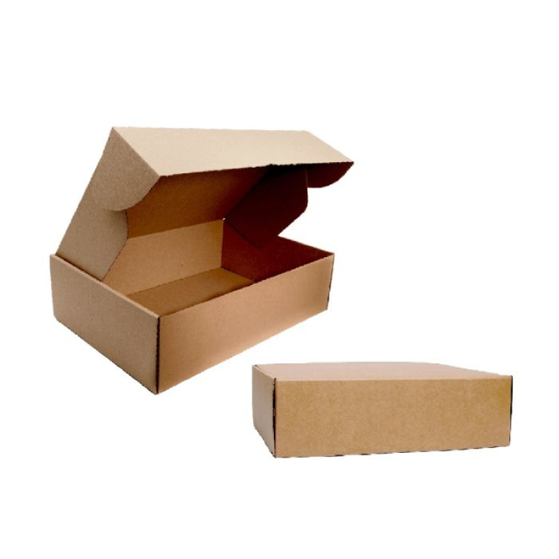 Κουτιά συσκευασίας χάρτινα 29x12x9cm κραφτ 100 τεμ.