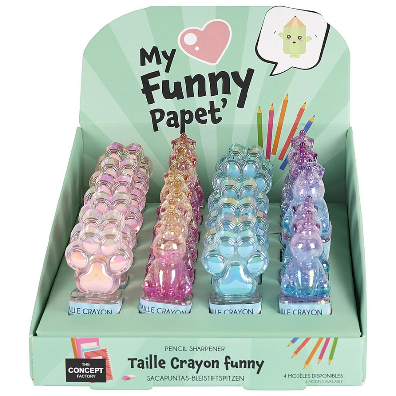 Ξύστρα Funny Kawaii 4 σχέδια