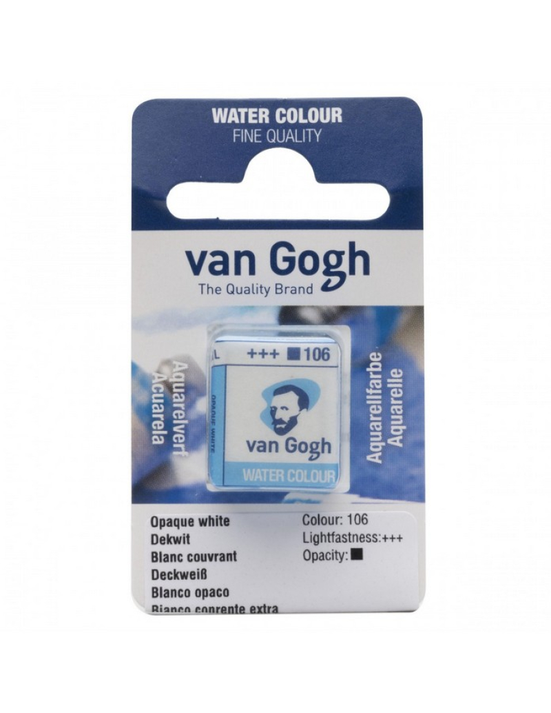 Κύβος ακουαρέλας Van Gogh Opaque White 106