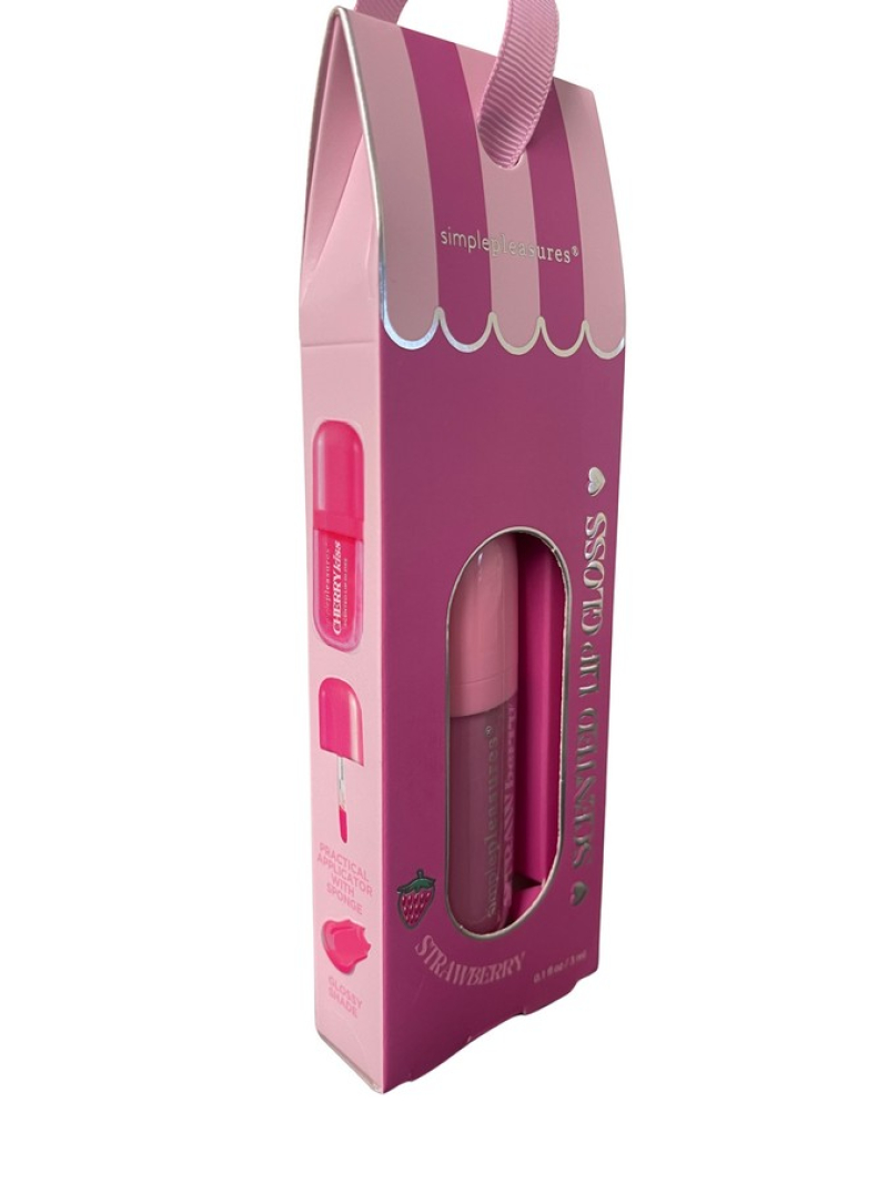 Lip Gloss Tri-Coastal Candy Swirl Strawberry 10ml