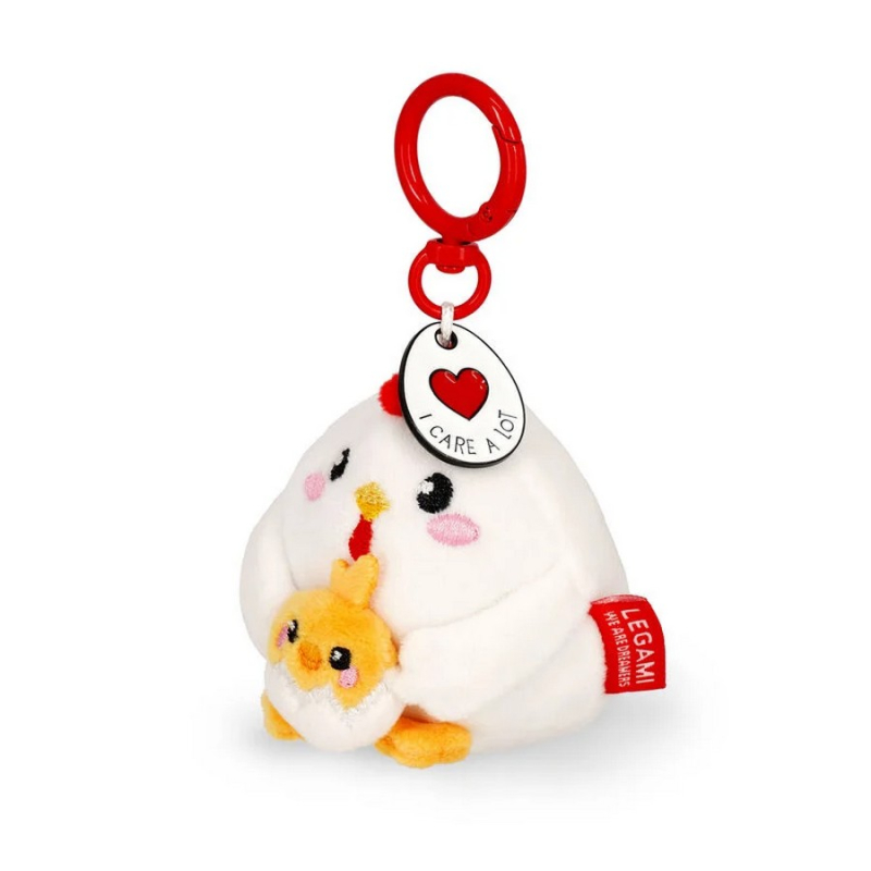 Λούτρινο Μπρελόκ Legami Super Soft Tiny Hen