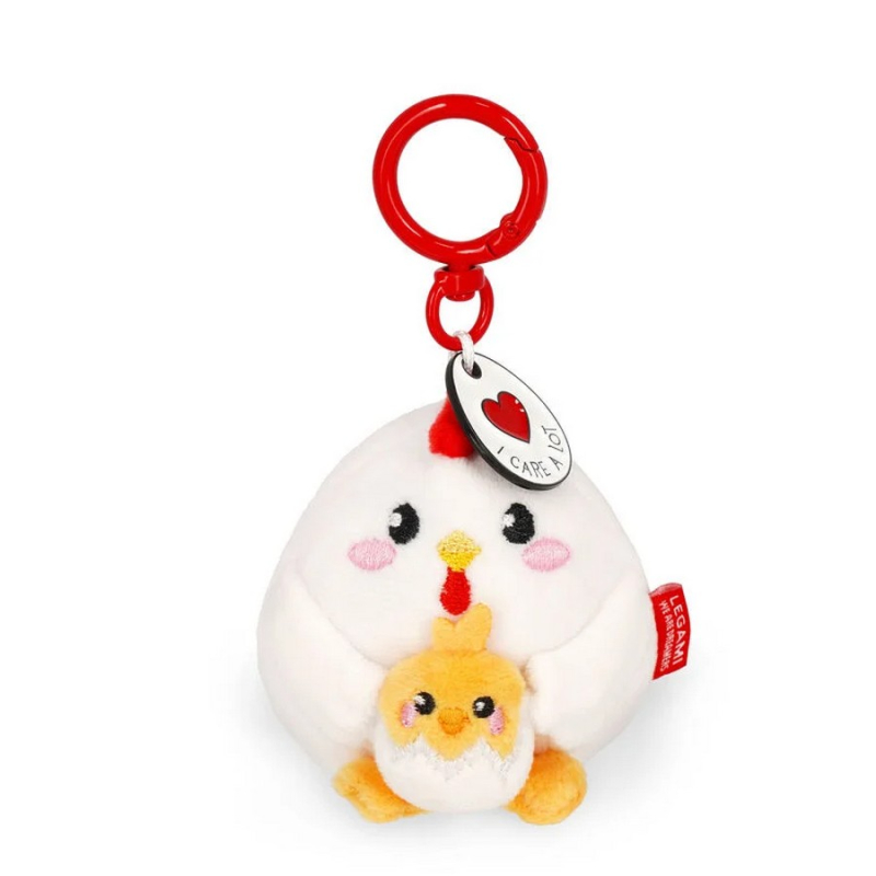 Λούτρινο Μπρελόκ Legami Super Soft Tiny Hen