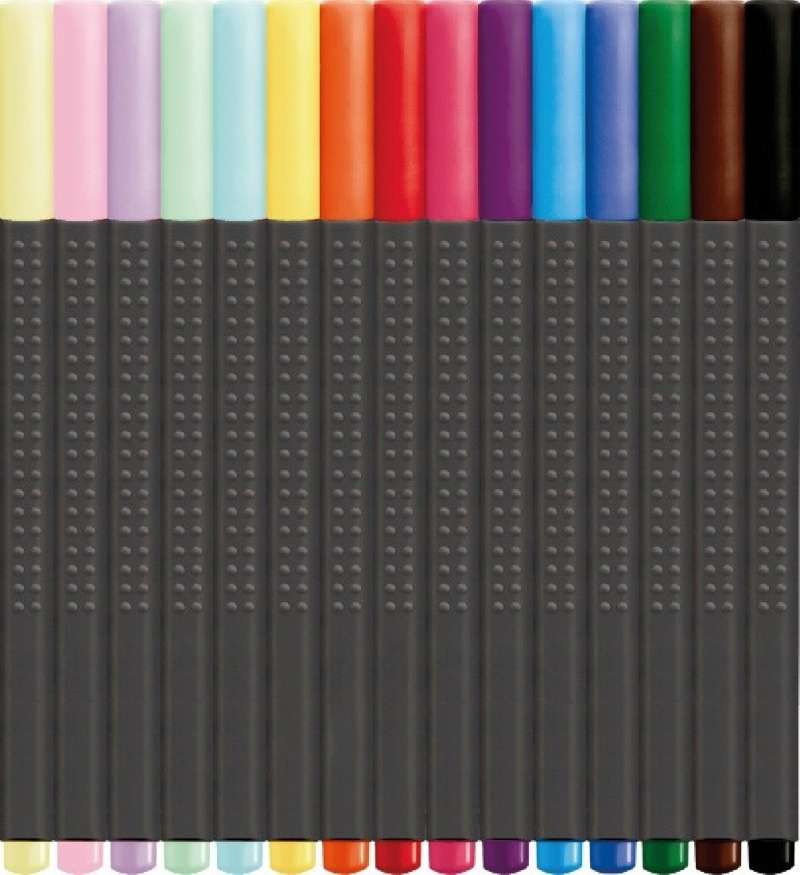 Μαρκαδoράκια Faber Castell Finepen 'Αναψυκτικό' 15 τεμ