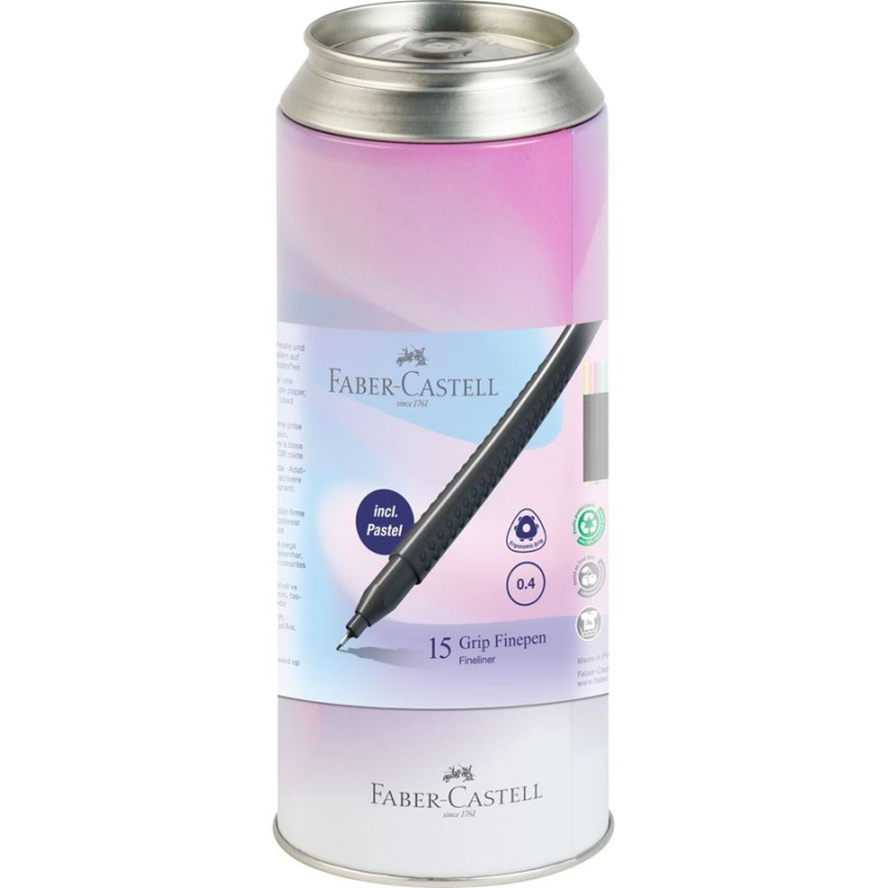 Μαρκαδoράκια Faber Castell Finepen 'Αναψυκτικό' 15 τεμ