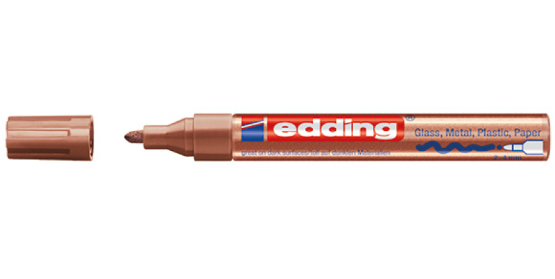 Μαρκαδόρος edding 750 λαδιού χάλκινο