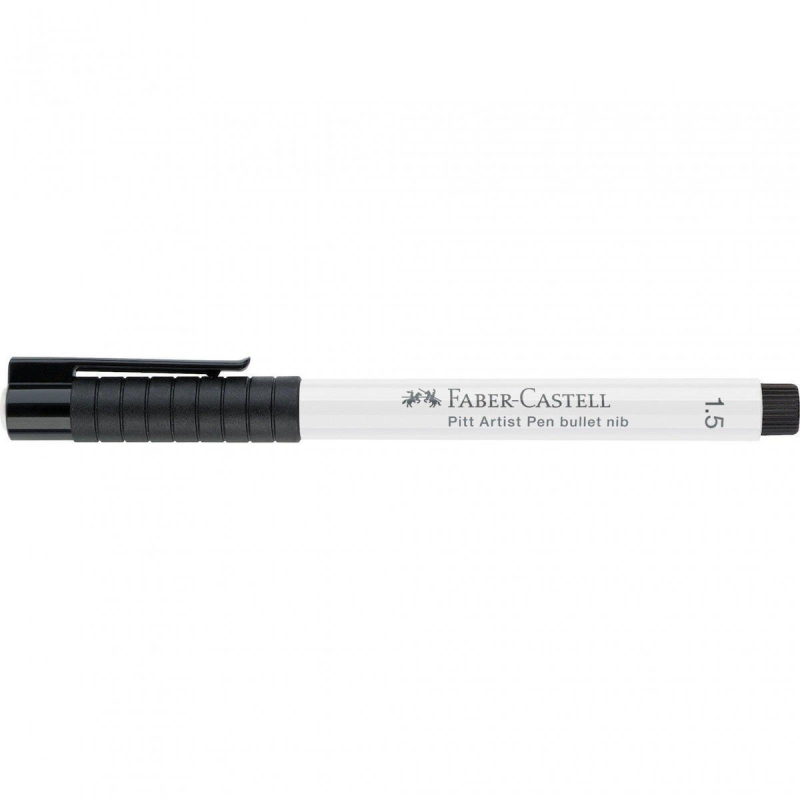 Μαρκαδόρος Faber Castell Pitt Artist λευκό 1.5