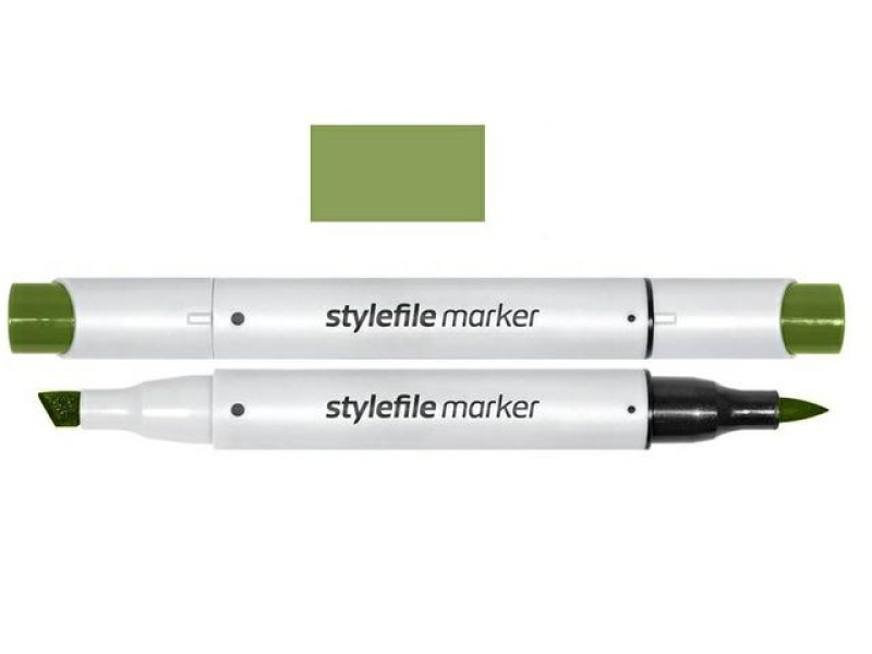 Μαρκαδόρος πινέλου Stylefile Bronze Green 1-4mm/ 6mm