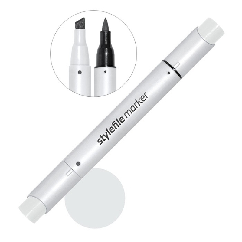 Μαρκαδόρος πινέλου Stylefile Natural grey 2 1-4mm/ 6mm