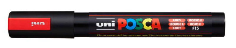 Μαρκαδόρος Posca PC-5M F. Red