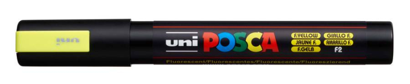 Μαρκαδόρος Posca PC-5M F. Yellow