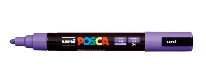 Μαρκαδόρος Posca PC-5M Lilac
