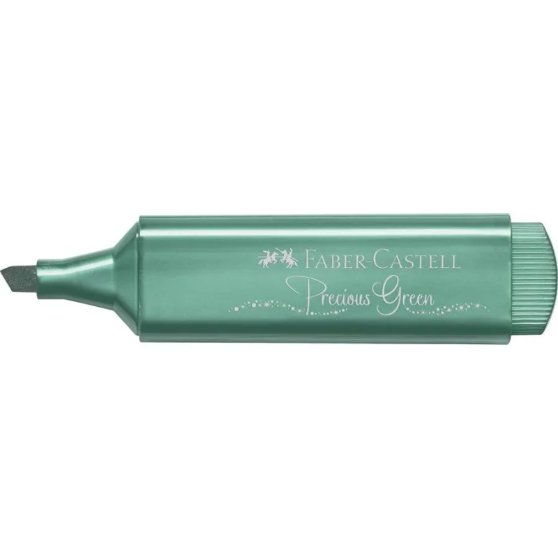 Μαρκαδόρος Υπογράμμισης Faber Castell 1546 μεταλλικό πράσινο
