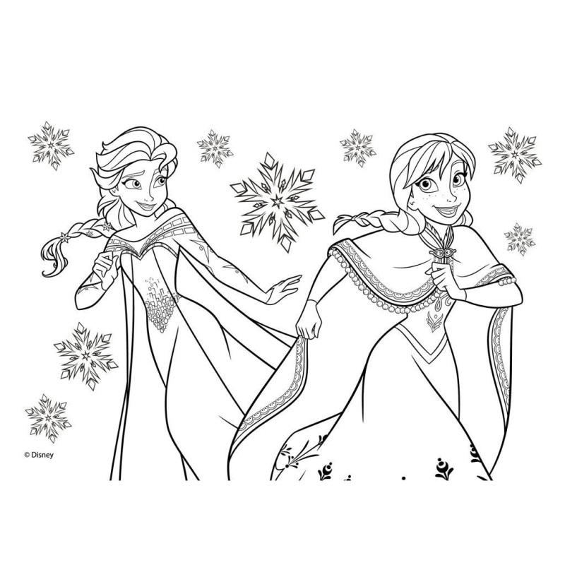 Μπλοκ Ζωγραφικής Frozen  40φυλ 2 σχέδια