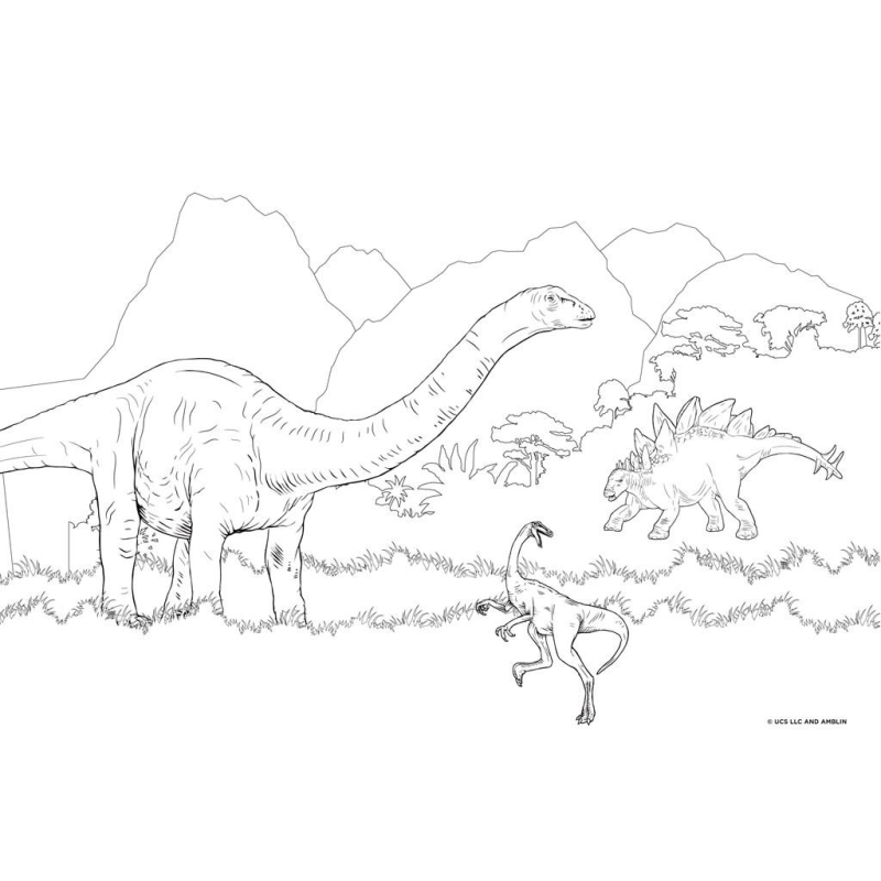 Μπλοκ Ζωγραφικής Jurassic World 40φυλ