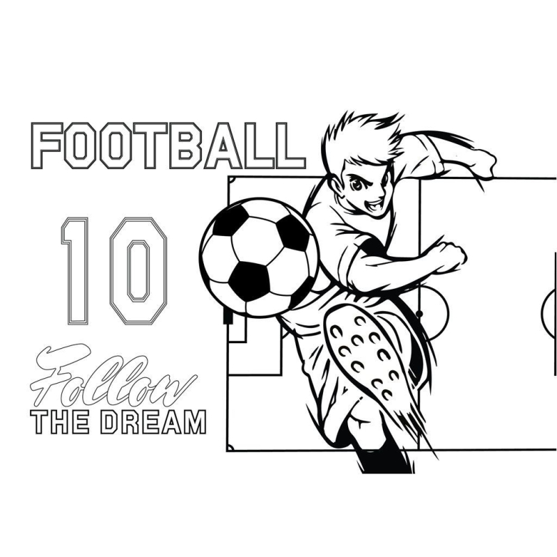 Μπλοκ Ζωγραφικής Must Football - Basketball  40φυλ 2 σχέδια