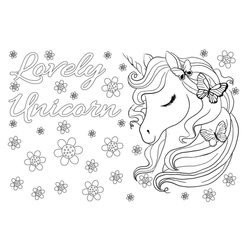 Μπλοκ Ζωγραφικής Must Unicorn - ballet  40φυλ 2 σχέδια