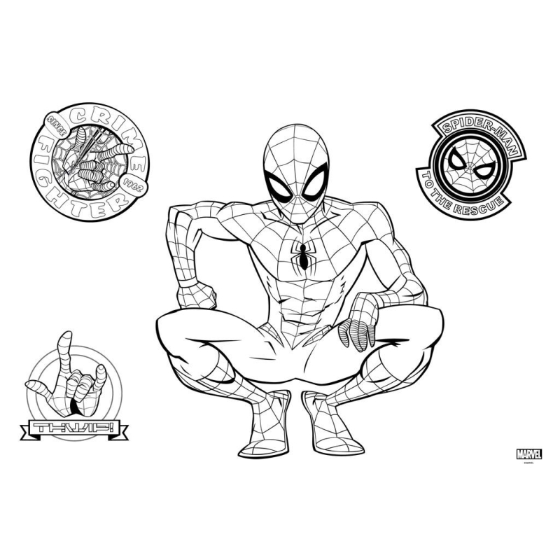 Μπλοκ Ζωγραφικής Spiderman 40φυλ