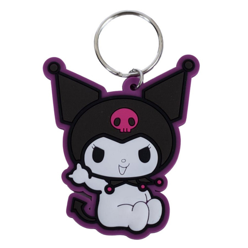 Μπρελόκ Kuromi Waving 7x12.5cm