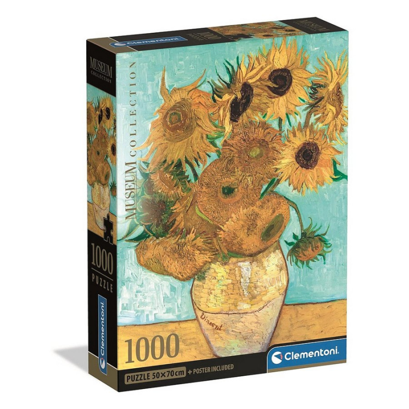 Παζλ Clementoni Art Sunflowers 1000 τεμ