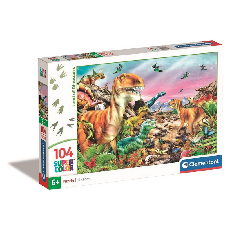 Παζλ Clementoni Dinosaur Land 104 τεμ