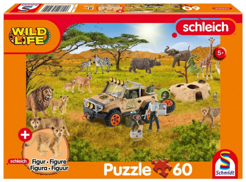 Παζλ Schleich Wild Life In the Savannah 60τεμ.
